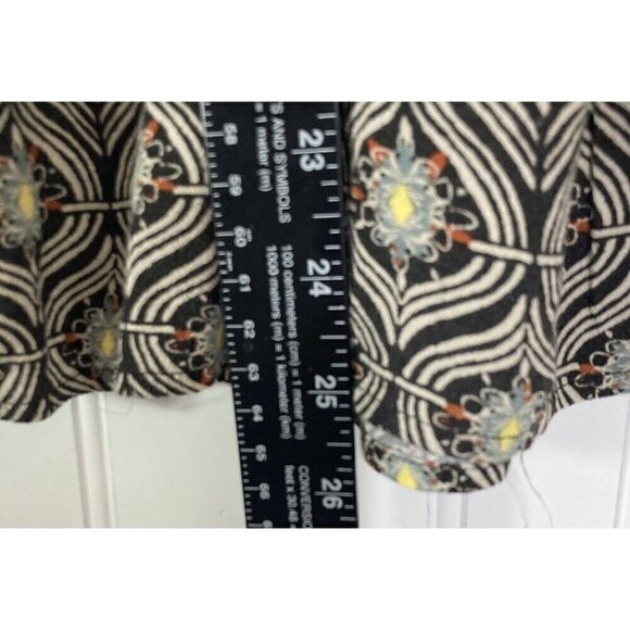 Free People Womens XS Boho Long Bell Sleeve Keyhole Button Back Bell Sleeve Top - Picture 15 of 15